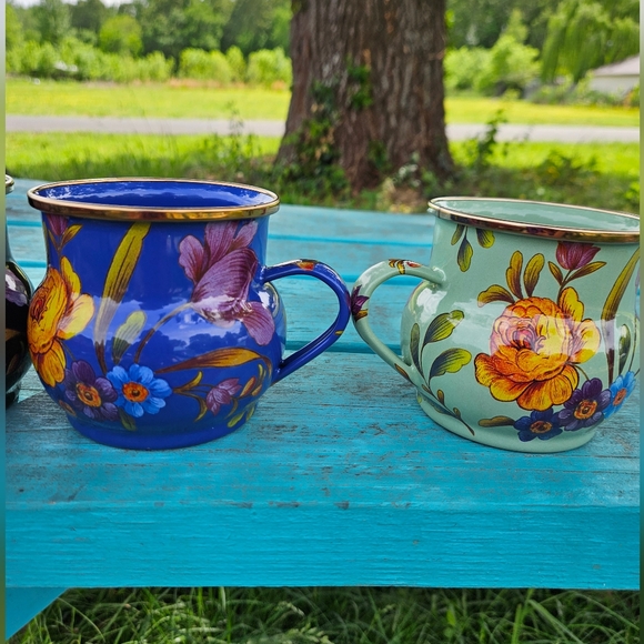 Mackenzie Childs Variety Flower Market Mug Set - Picture 9 of 13